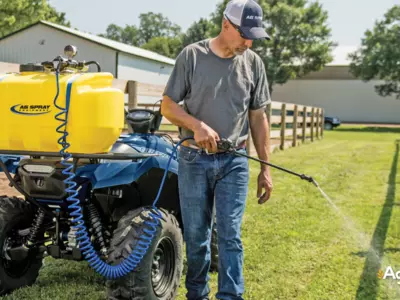 Can I use a UTV sprayer for weed control?