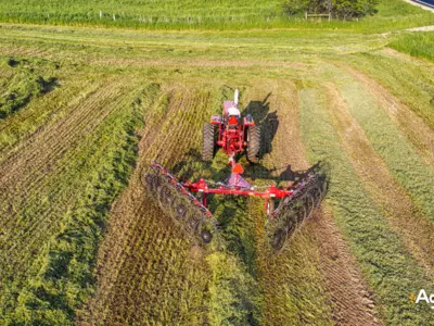 How do I replace a hay rake wheel?