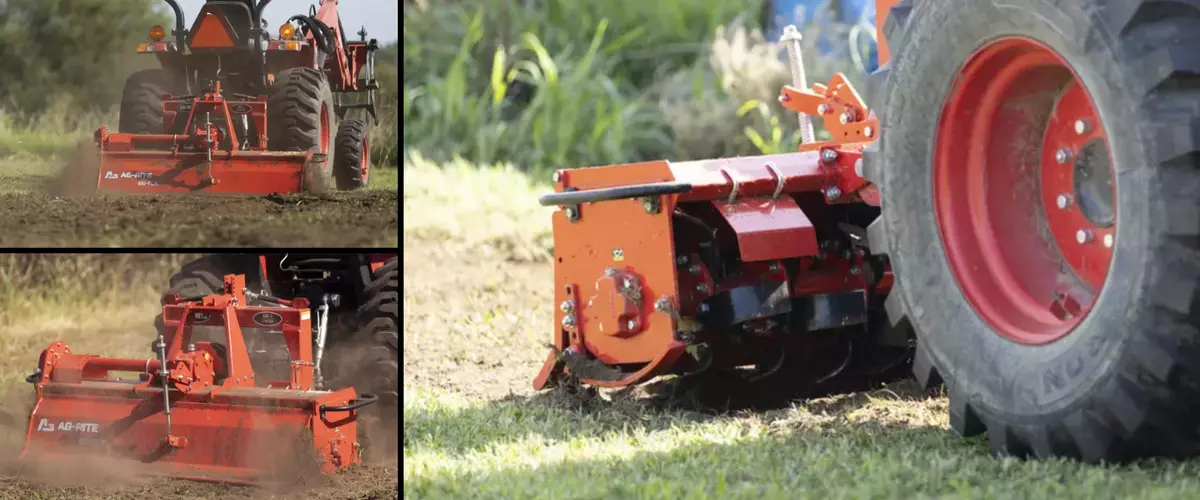 How Does the Ag-Rite 48" Rotary Tiller on Agzag...