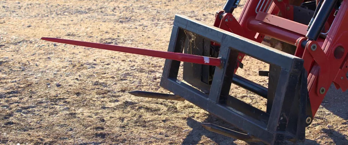 How much weight can a bale spear handle?