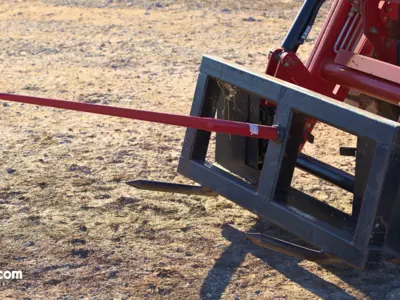 How much weight can a bale spear handle?