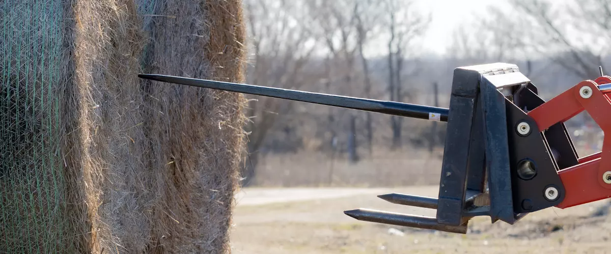 How to Move Hay Bales with a Sub-Compact Tracto...