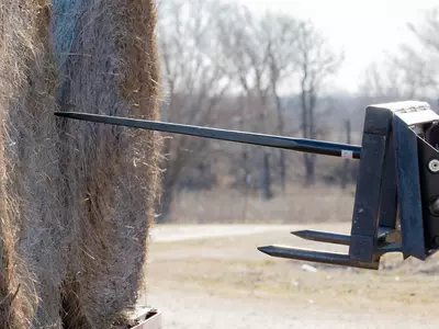 How to Move Hay Bales with a Sub-Compact Tracto...