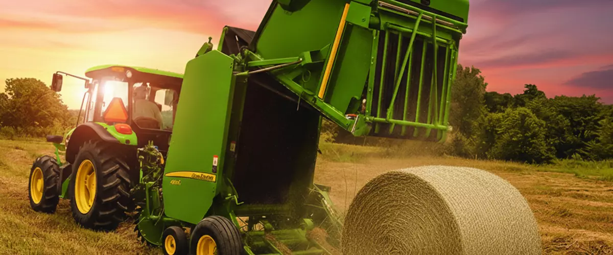 How Does Net Wrap Work on a Round Baler?