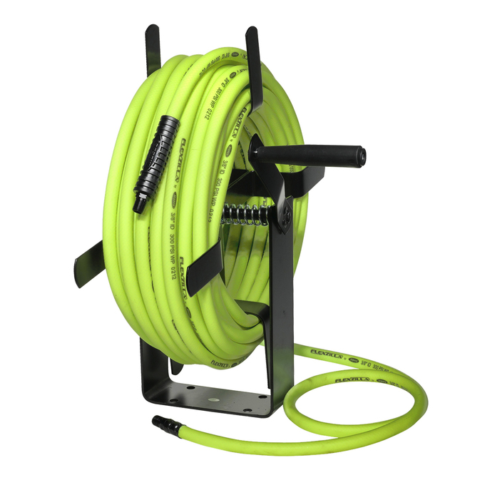 Flexzilla Manual Air Hose Reel, Open Face 3/8" x 100'
