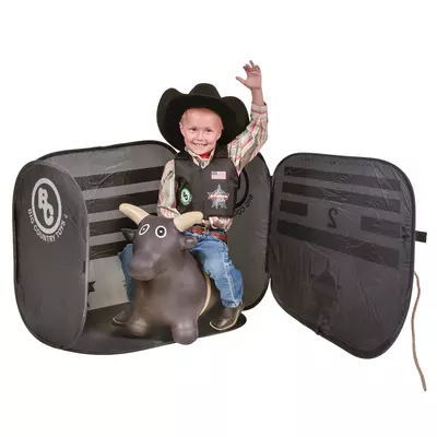 Big Country Toys Lil Bucker Bull & PBR Bucking Chute