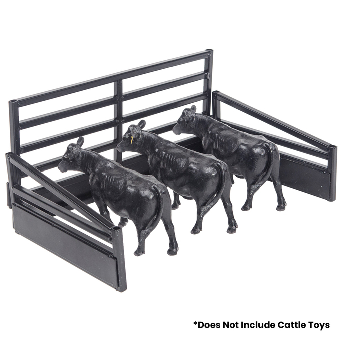 Little Buster Toys Show Cattle Stall Display - Black