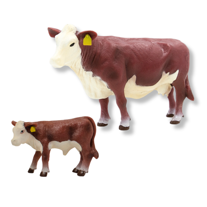 Little Buster Toys Hereford Cattle Duo