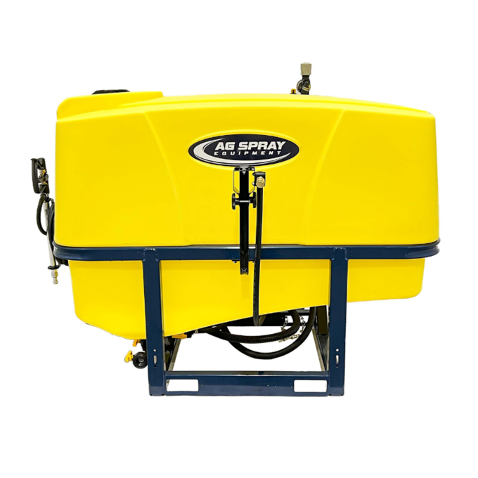 Ag Spray 165 Gallon Boomless 3-Point Sprayer – 58 Ft Hamilton Boomless Nozzle, Pro-22 Spray Gun & 8-Roller PTO Pump