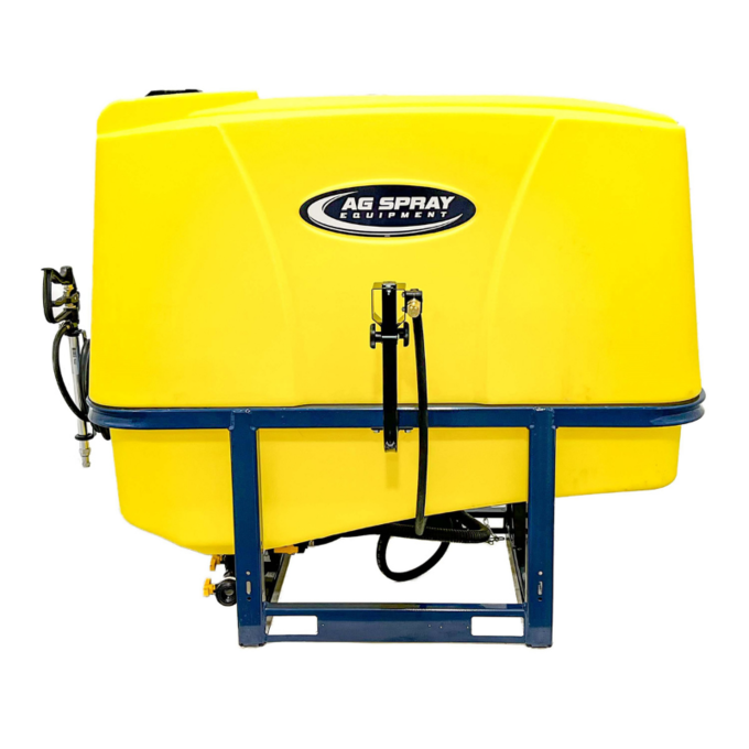 Ag Spray 225-Gallon MC 2 Series 58' Boomless Sprayer with Pro 22" Spray Gun
