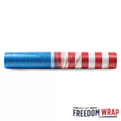 Bale Tuff Freedom Wrap 51x9840 | Patriotic Premium Net Wrap for Superior Hay Preservation