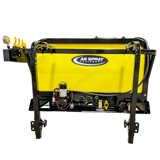 Ag Spray 105 Gallon UTV Sprayer – 12V 5.3 GPM Pump with Manual Controls, Long-Range Spray Gun & 25 ft Hose