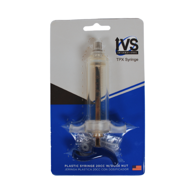 20cc Reusable Syringe with Dose Nut | Durable, Versatile, and Easy to Clean