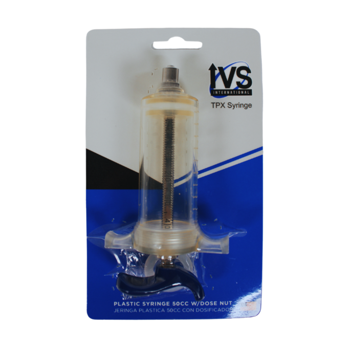50cc Reusable Syringe with Dose Nut | Durable, Versatile, and Easy to Clean