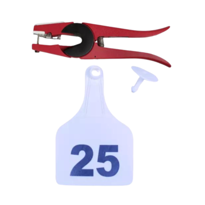 For Cattle Ear Tags Applicator For Easy Loading Of,Livestock Ear Tag Applicator Easy Loading Of Livestock Ear Tag Pliers Cattle Ear Tagger Clamp Animal Identification Card Installation Tools Black