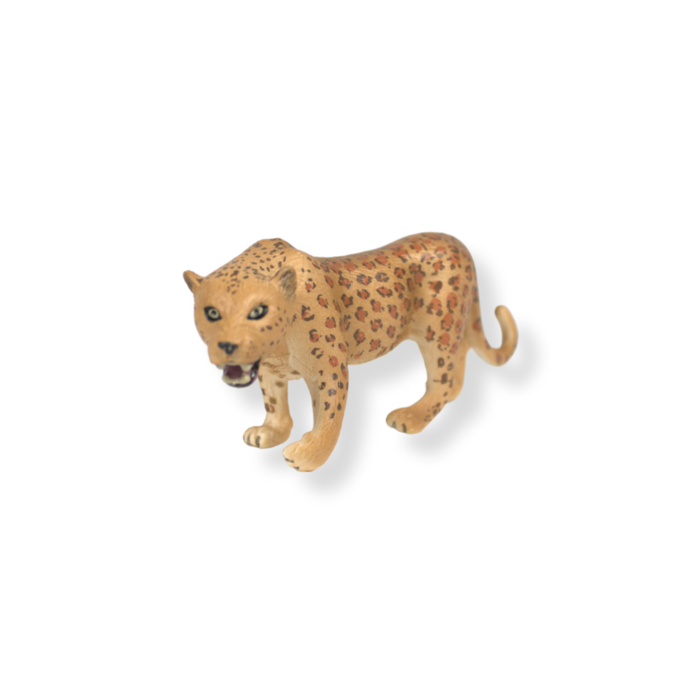 Leopard | Hand-Painted Toy | Zaga Toys Wildlife Collection  | 4"x1.5"