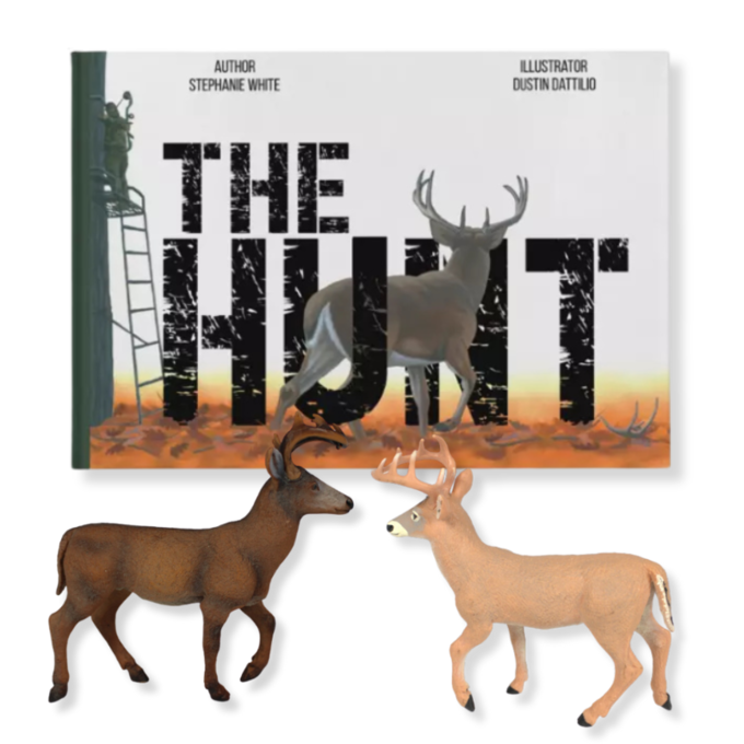 "The Hunt" Adventure Bundle | Stephanie White's Book with Hand-Painted Zaga Toys