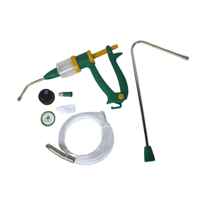 50cc Drencher Gun Set with Hook Cannula - Precision Fluid Administration for Livestock