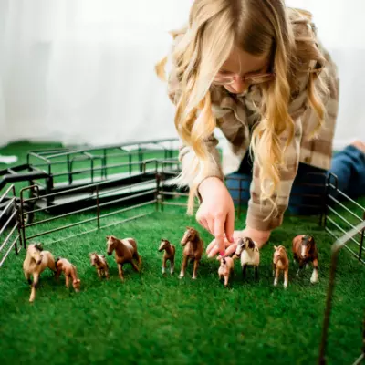 Colt & Mare Bundle | Hand-Painted Horse Toys | Zaga Toys