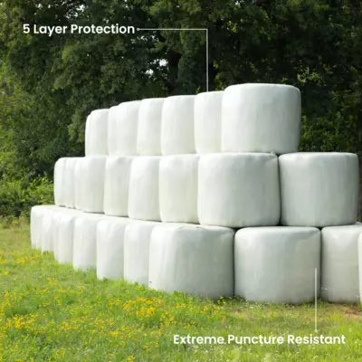 Pallet of Bale Tuff Silage Wrap 1 mil, 30" x 5000' (24 Rolls)