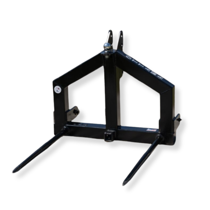 Ottawa Heavy-Duty Brave Bale Handler | 3-Point Mount, Cat II & III | Made in USA