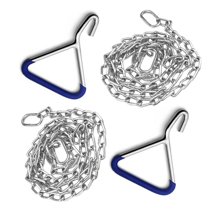 OB Chain and Handles Bundle | 60" Cattle OB Chain Puller for Livestock Births