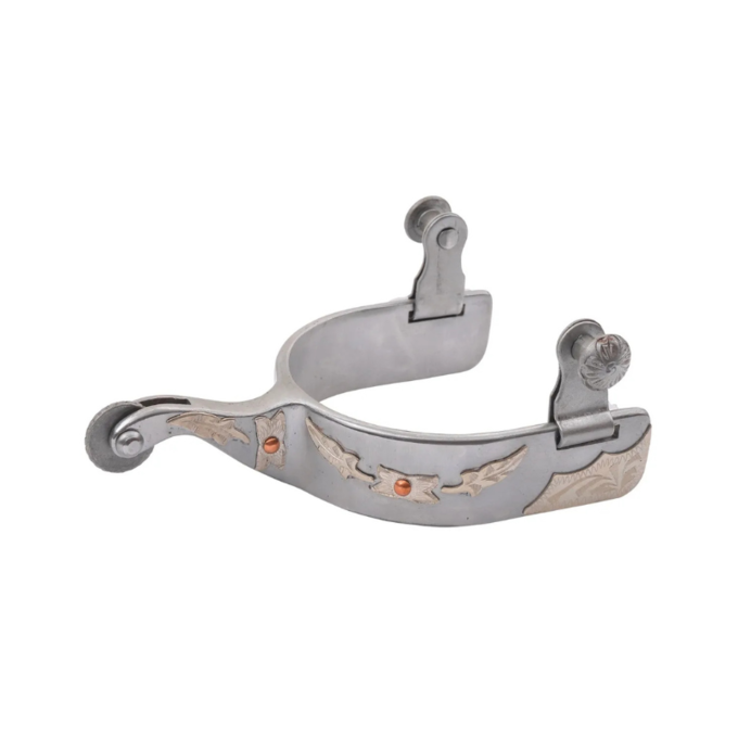 Reinsman Men’s Multi-Purpose Spurs | Smooth Rowel, 2" Shank, Stainless Steel