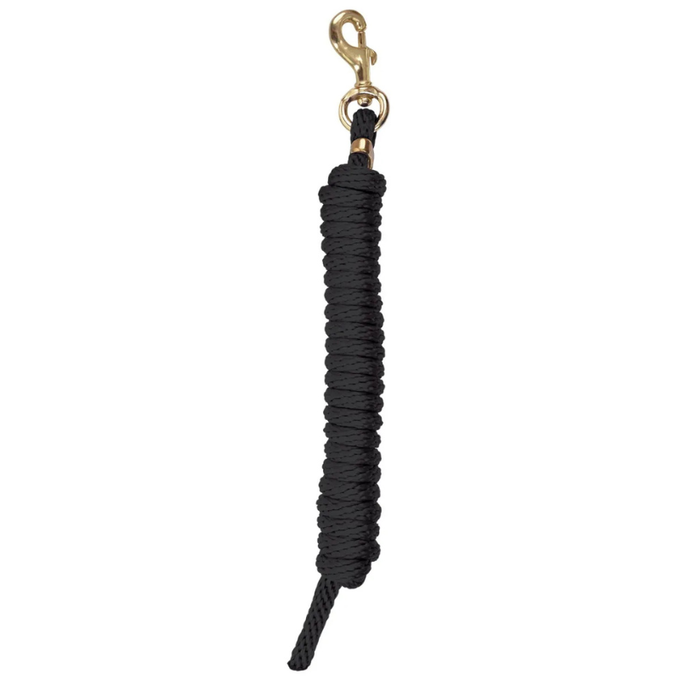 Reinsman Deluxe Lead Line | 10’ Durable Polypropylene Horse Lead with Brass Hardware | Multiple Colors