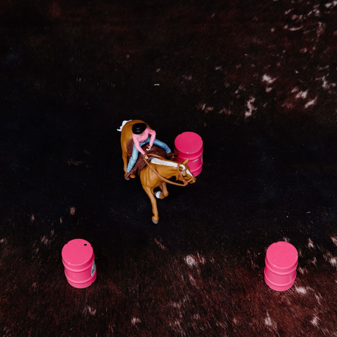 Little Buster Toys Rodeo Barrels - Pink