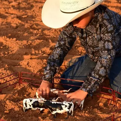 Little Buster Toys Texas Longhorn Duo Set | 1:16 Scale