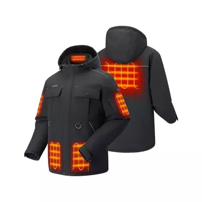 SureWarm Men's 6-Zone Dual-Control Heated Jacket | ORORO - Agzaga