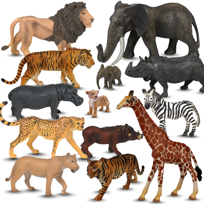 Zebra Family Bundle | Lifelike Safari Animal | Zaga Toys Wildlife