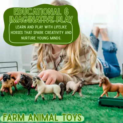 Stallion Bundle | Hand-Painted Horses | Zaga Toys