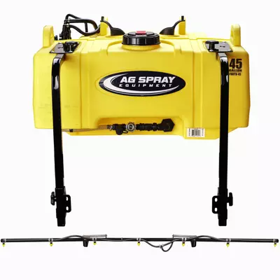 Ag Spray 45 Gallon UTV Sprayer with 7 Nozzle Boom | High-Capacity Coverage for Pastures & Plots