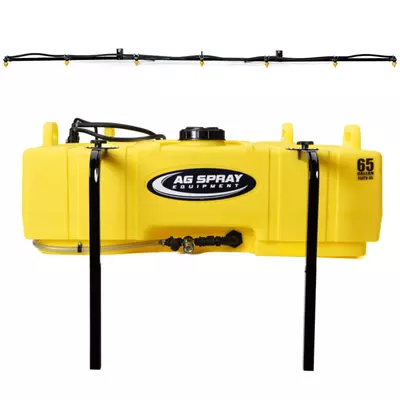 Ag Spray 65 Gallon UTV Sprayer with 7 Nozzle Boom | Wide-Coverage Sprayer for Pastures, Crops & Food Plots