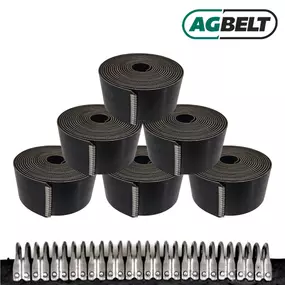 Set of 6: Round Baler Belts for New Holland 460 Rollbelt