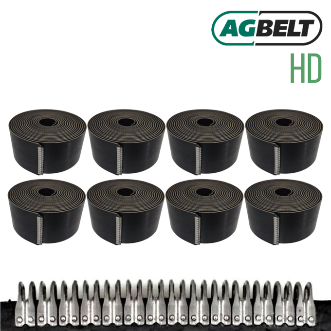 Set of 8: HD Round Baler Belts for New Holland 560 Rollbelt