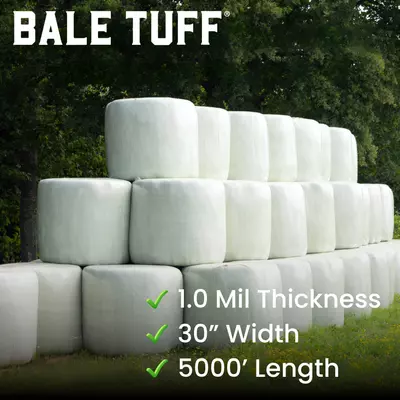 Bale Tuff Silage Wrap 1 mil, 30" x 5000'