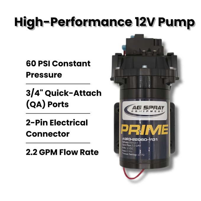 Ag Spray 55 Gallon Platinum Spot Sprayer | 2.2 GPM with Pro Handgun for Weed & Pest Control